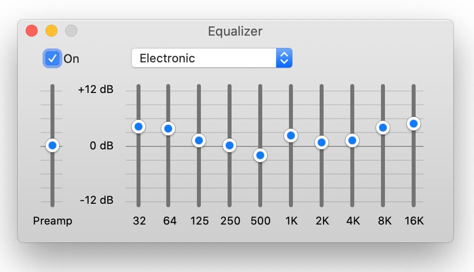 best equalizer settings - electronic