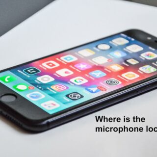 where is the microphone on iphone 8