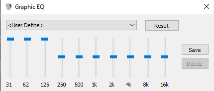 How to adjust Bass on Windows 10 - equalizer band