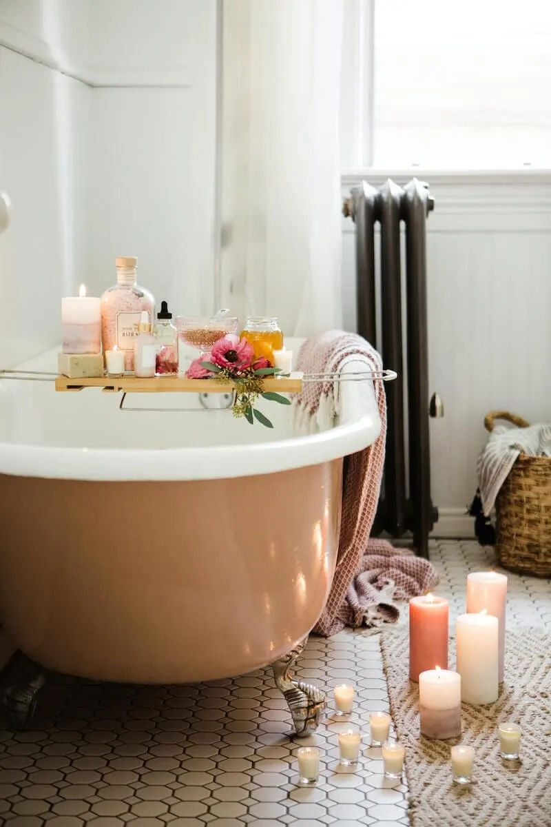 what to do while listening to a podcast - take a bath