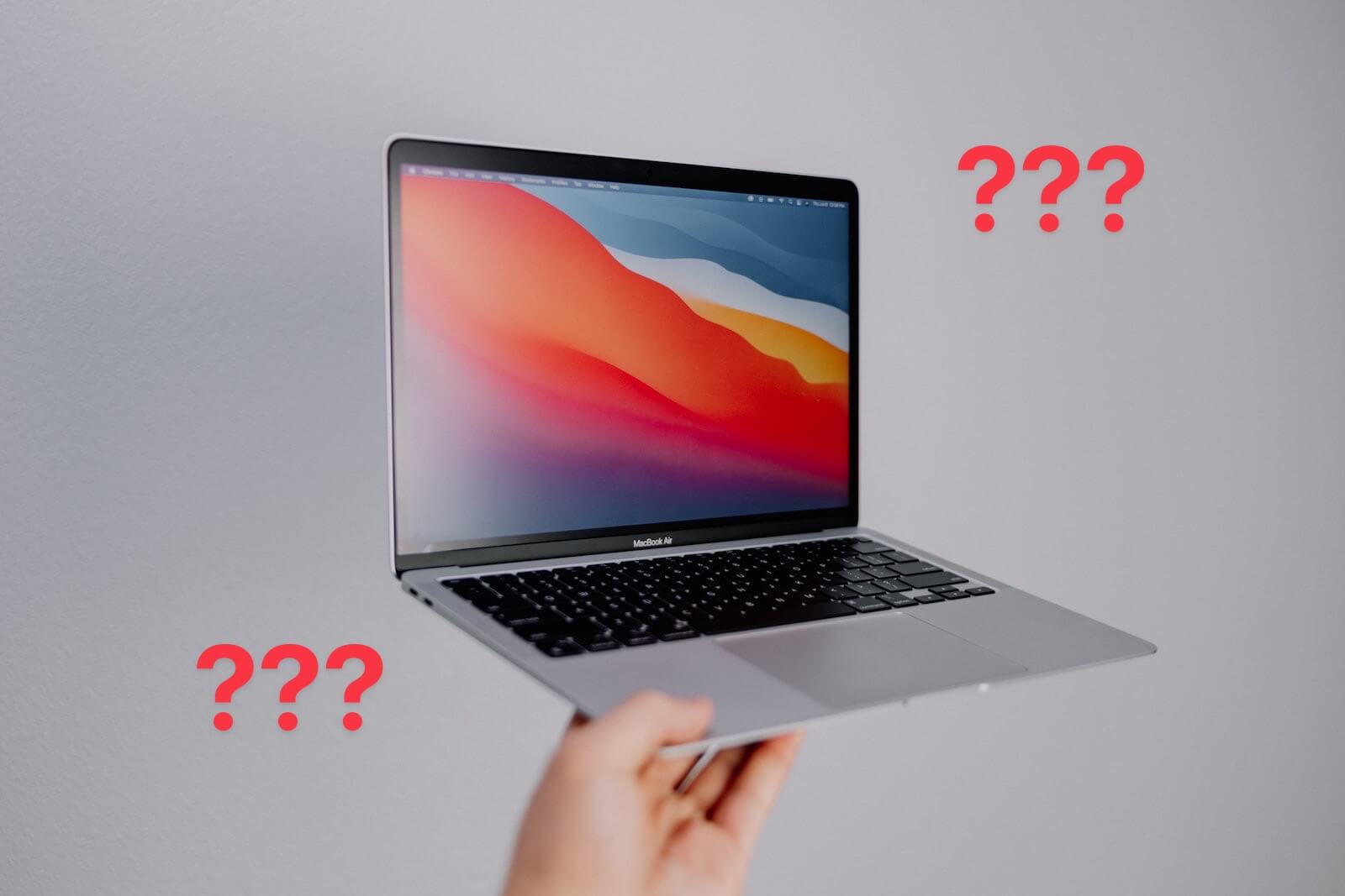 where is the microphone on a macbook air