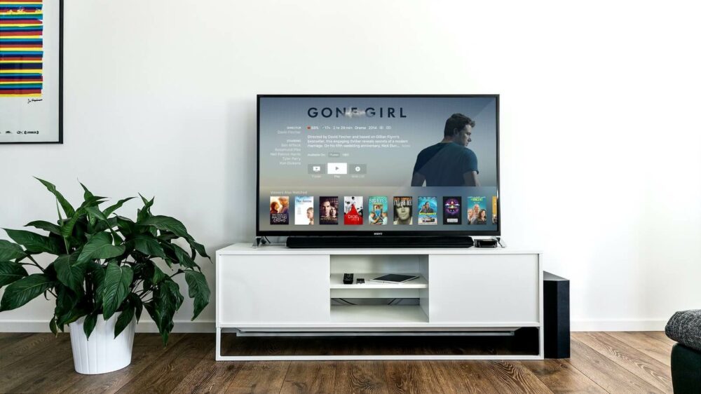 how to hide soundbar wires - tv stand