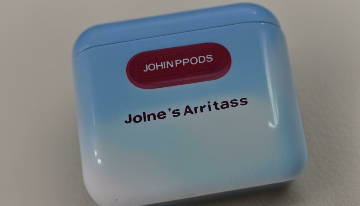 Renaming your AirPods