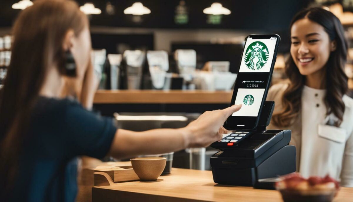 Starbucks mobile wallet