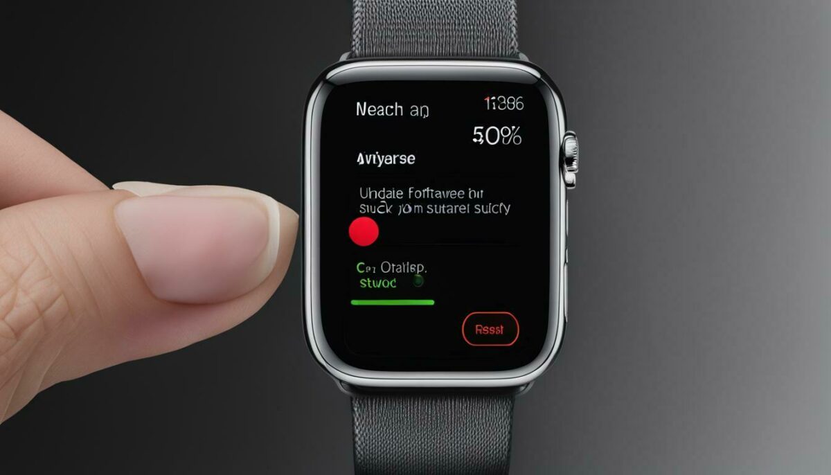 apple watch stuck on swipe up screen