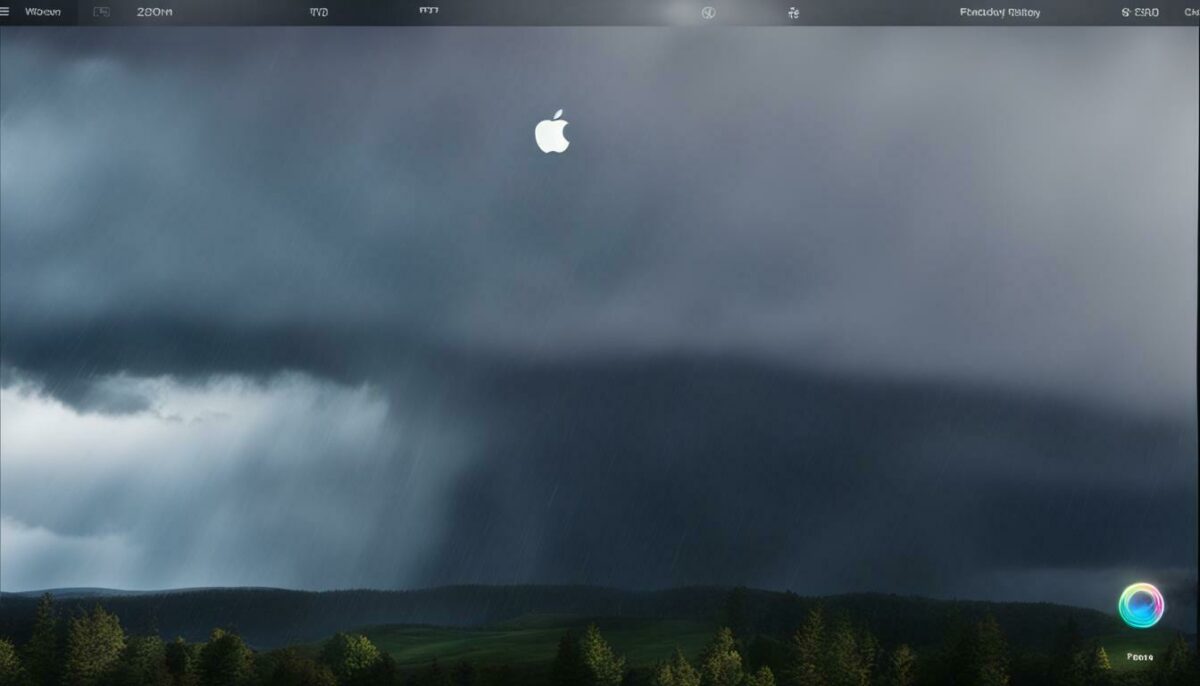 apple weather app not showing correct info
