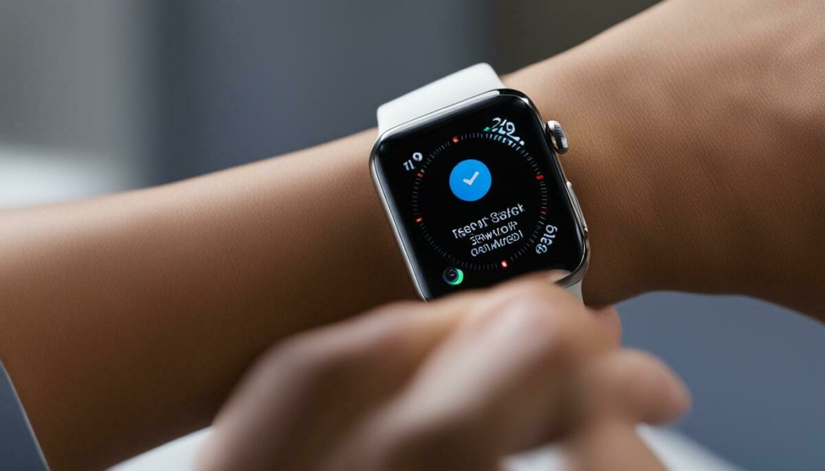 how to fix swipe up issue on apple watch