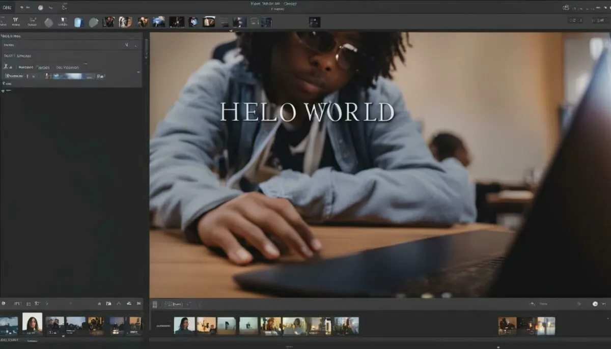 imovie add text to video