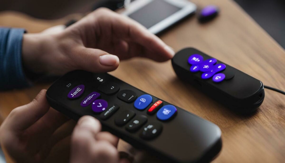 pairing roku remote without button