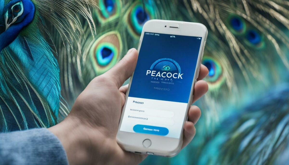 peacock TV forgot password
