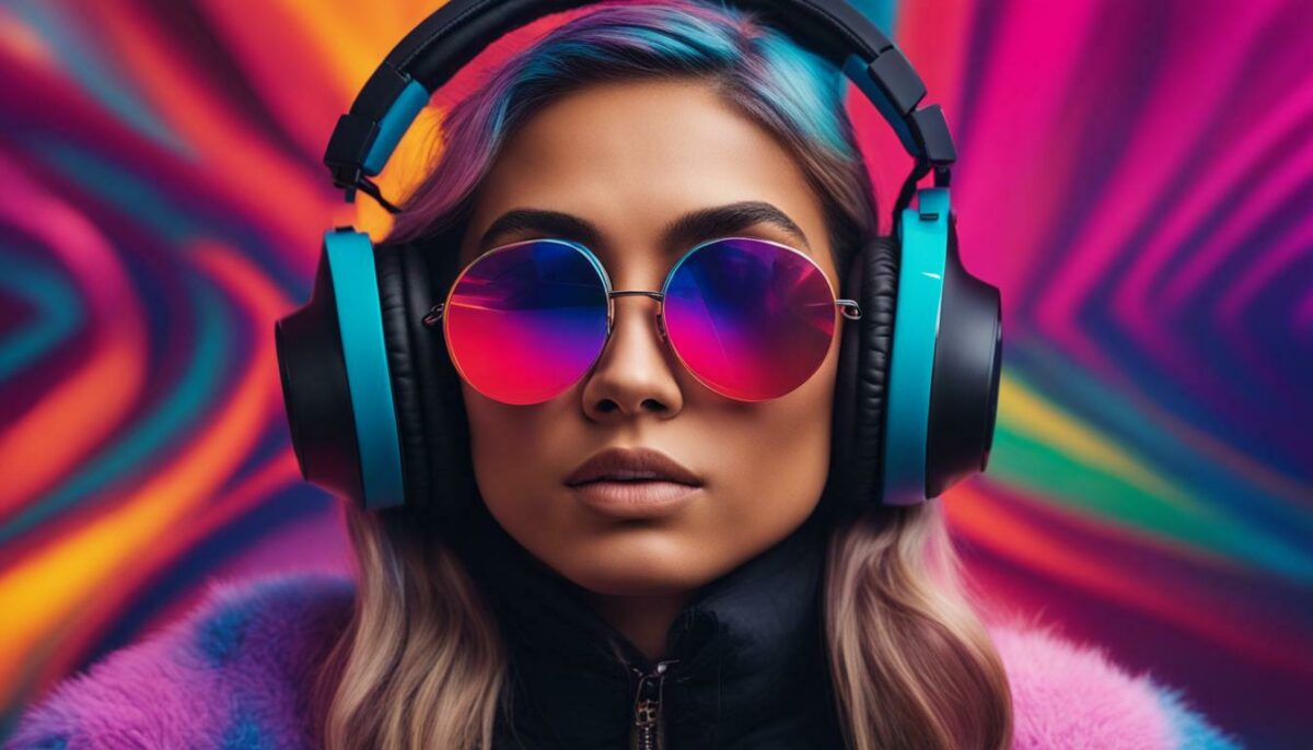 personalized playlist with headphones