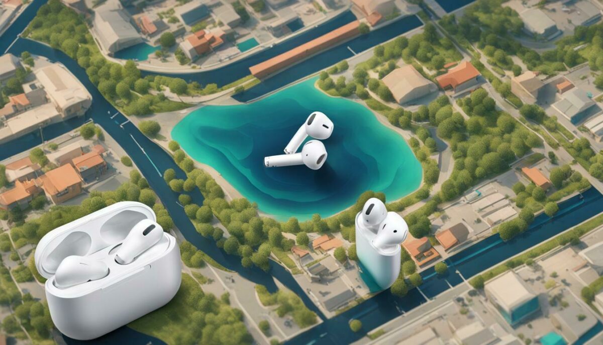 using Find My iPhone to find AirPods