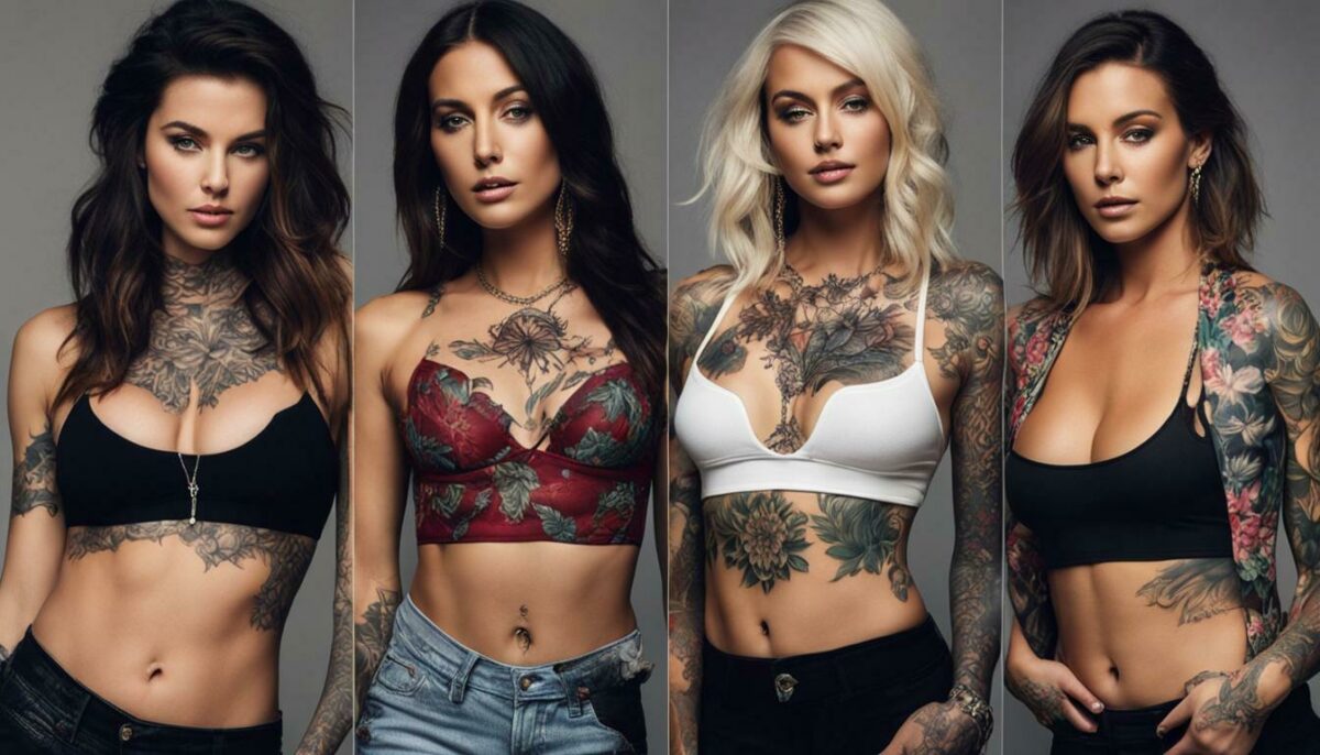 Celebrities with Underboob Tattoos
