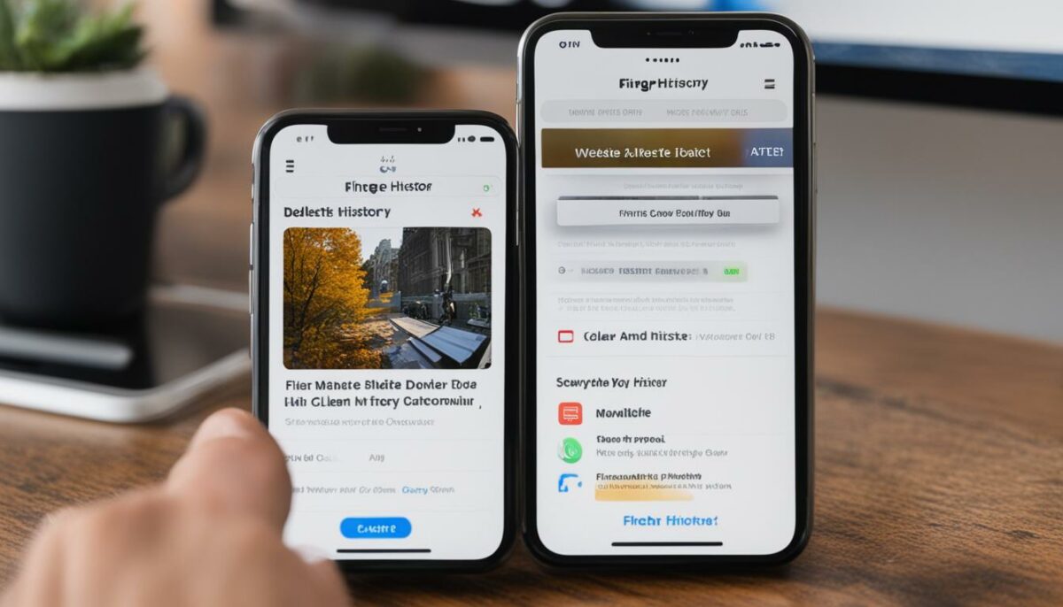 Manage browsing history on iPhone