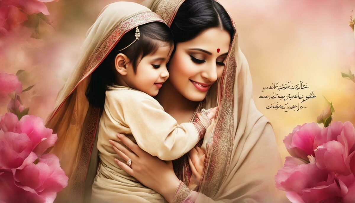 emotional urdu quotes on mother image