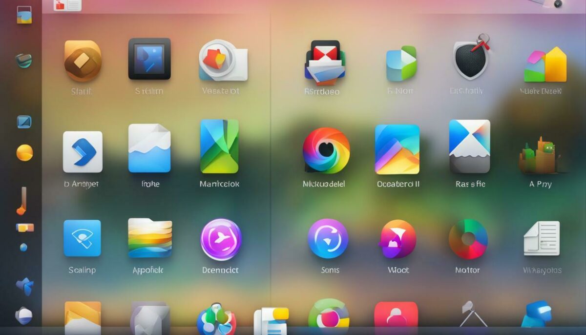mac desktop icons have black dots