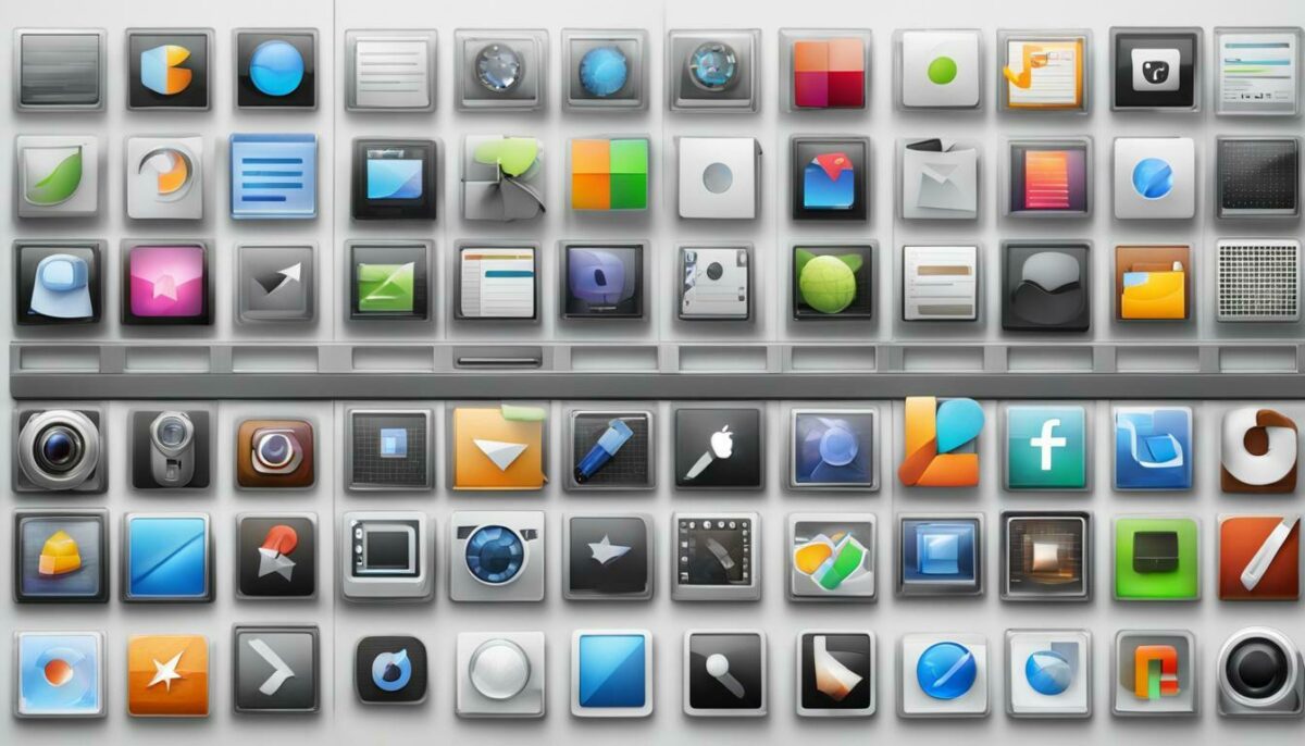 mac icons with black dots