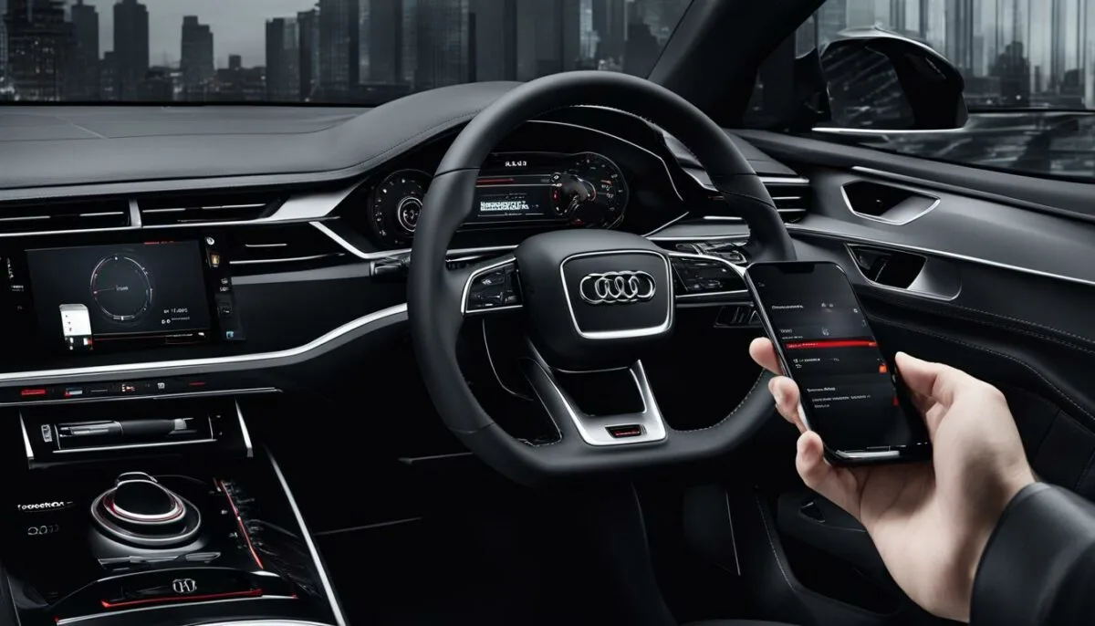 Audi Car with App Connection