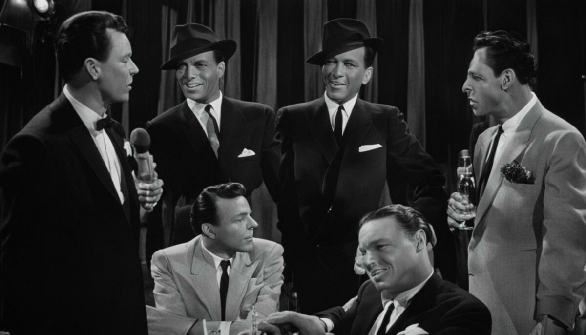 Frank Sinatra with the Rat Pack
