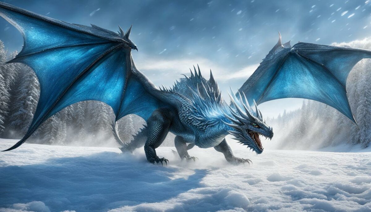 Frost Dragon in Adopt Me