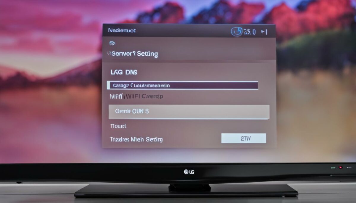 LG TV WiFi DNS Settings