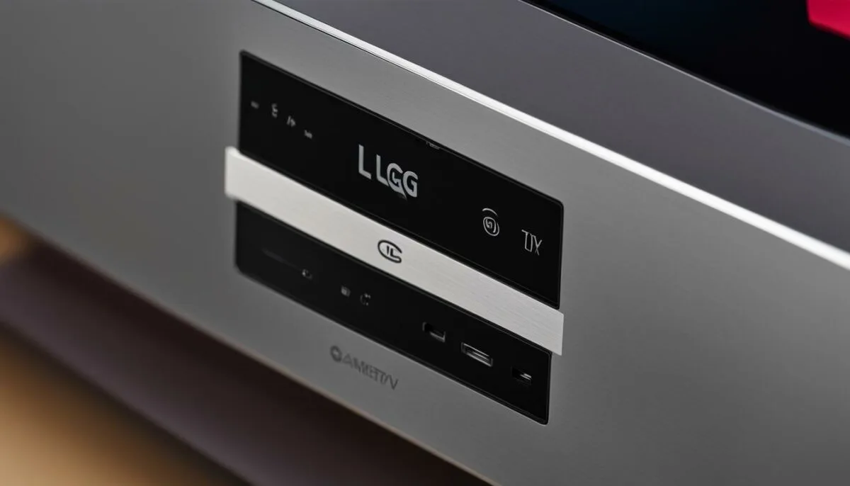 LG TV input options