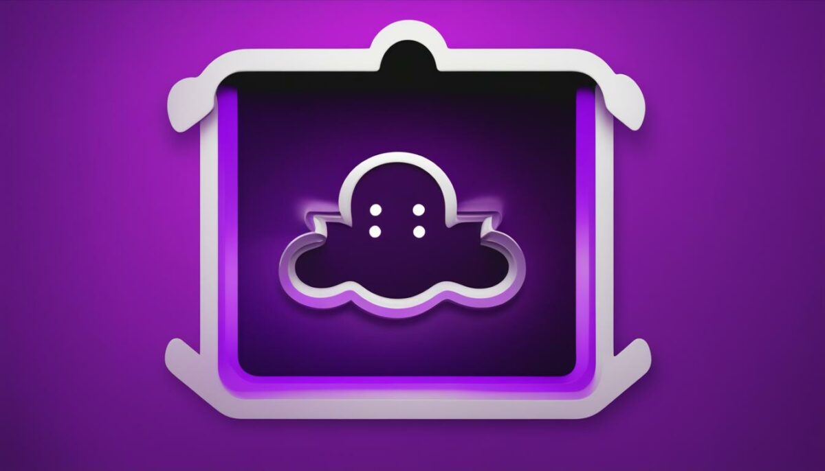 Snapchat purple replay icon