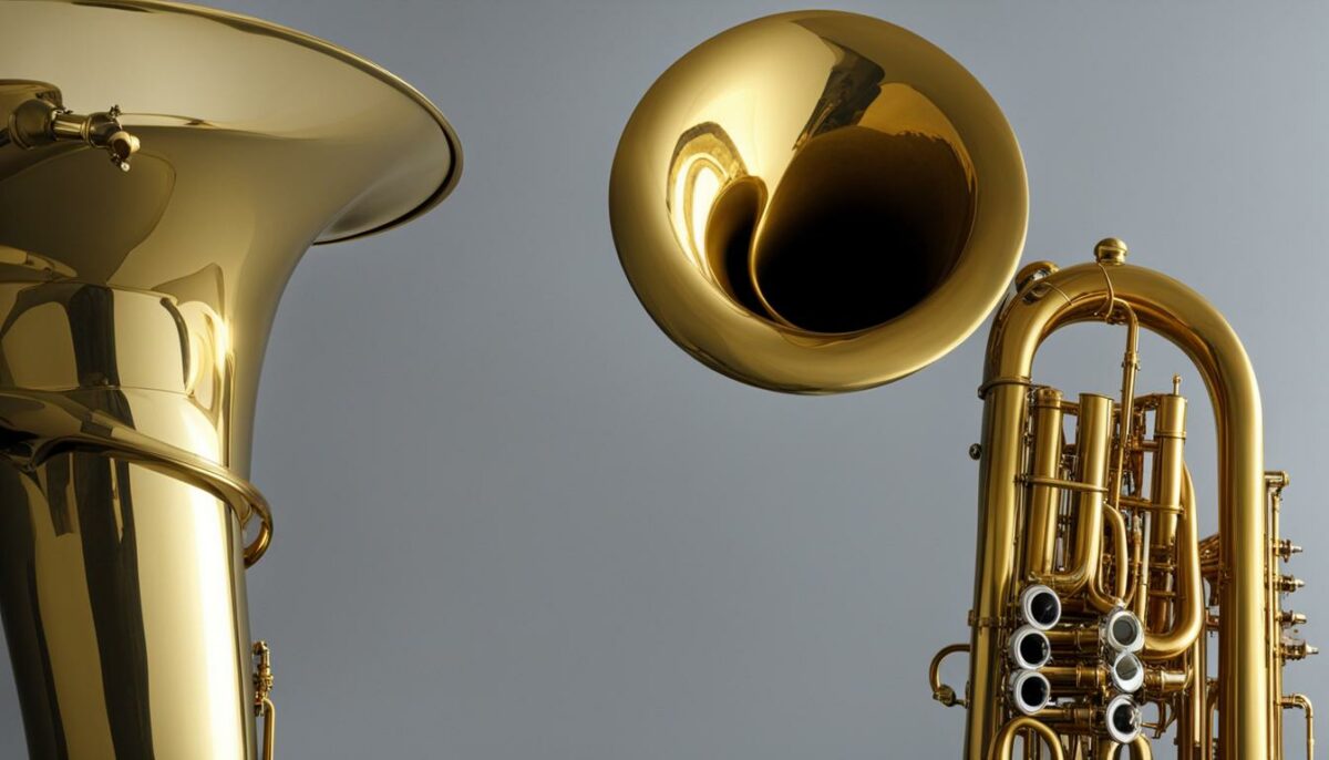 Tuba vs Sousaphone Size Comparison