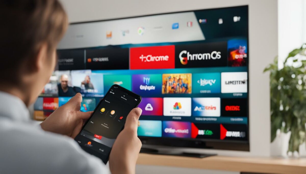 adding apps to sharp smart tv using chromecast