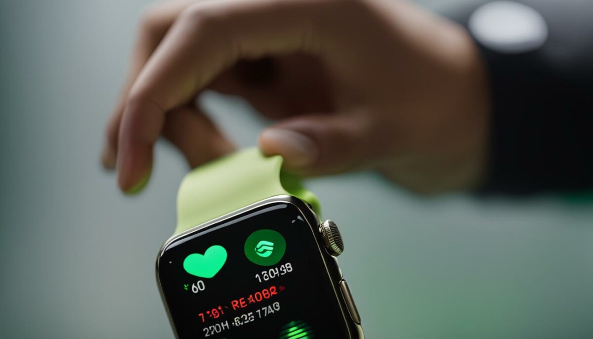 apple watch green light feature