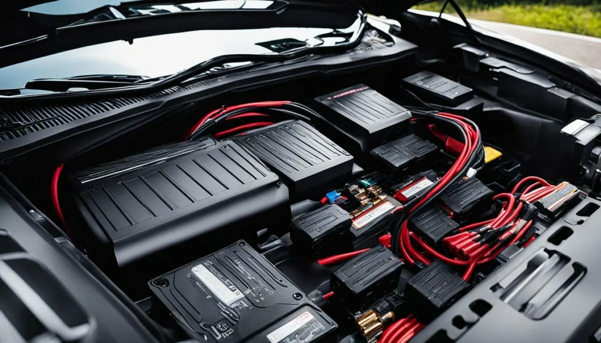 car audio battery setup