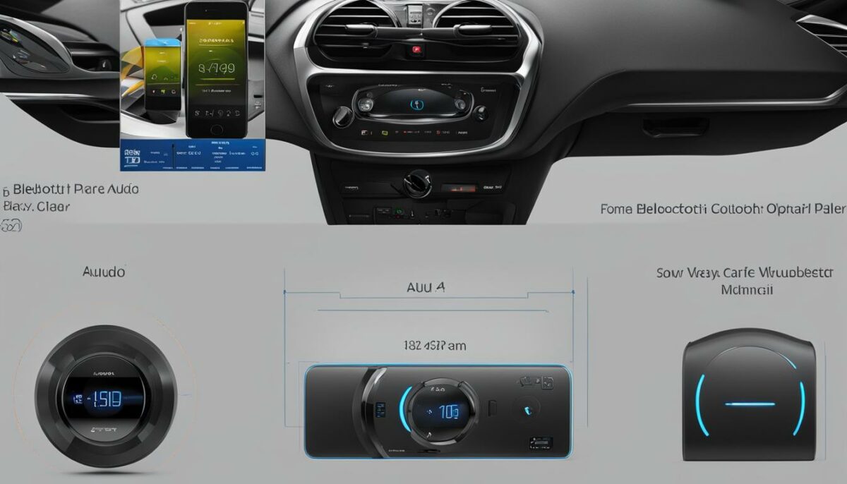 car bluetooth audio player and aux port comparison