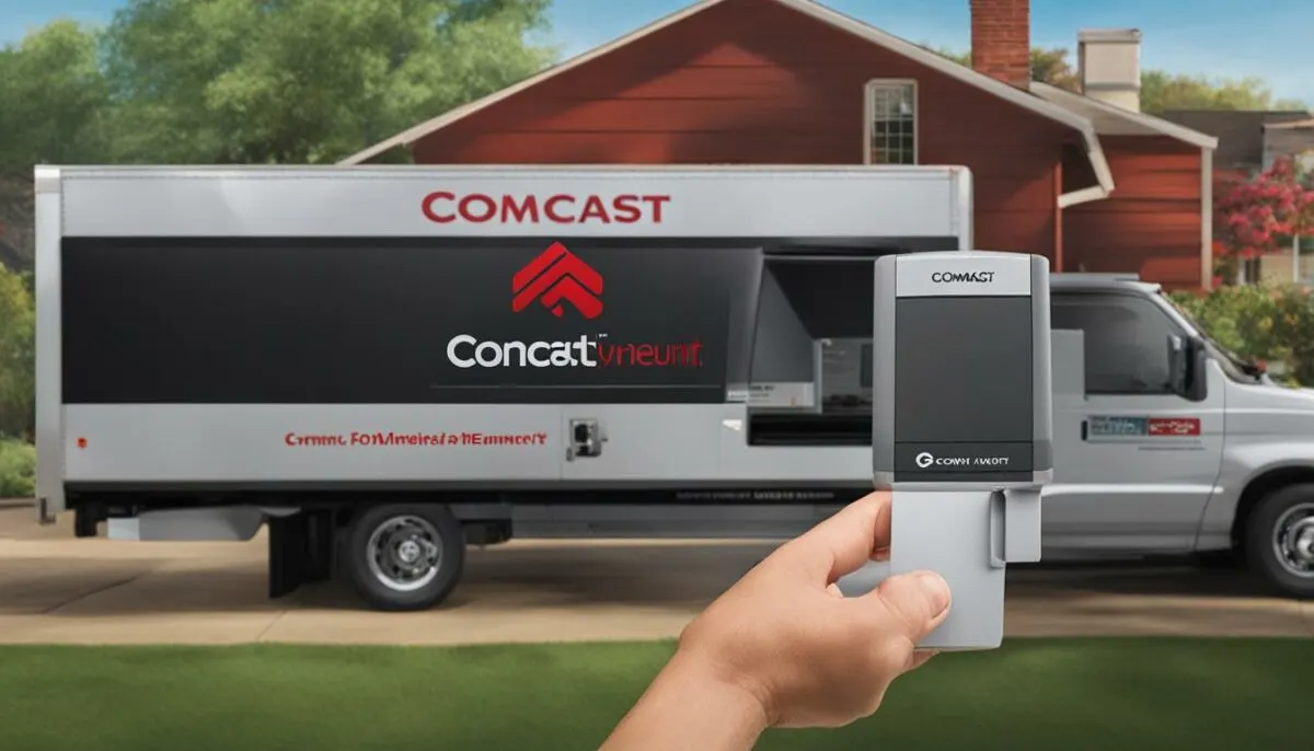 comcast equipment return pickup