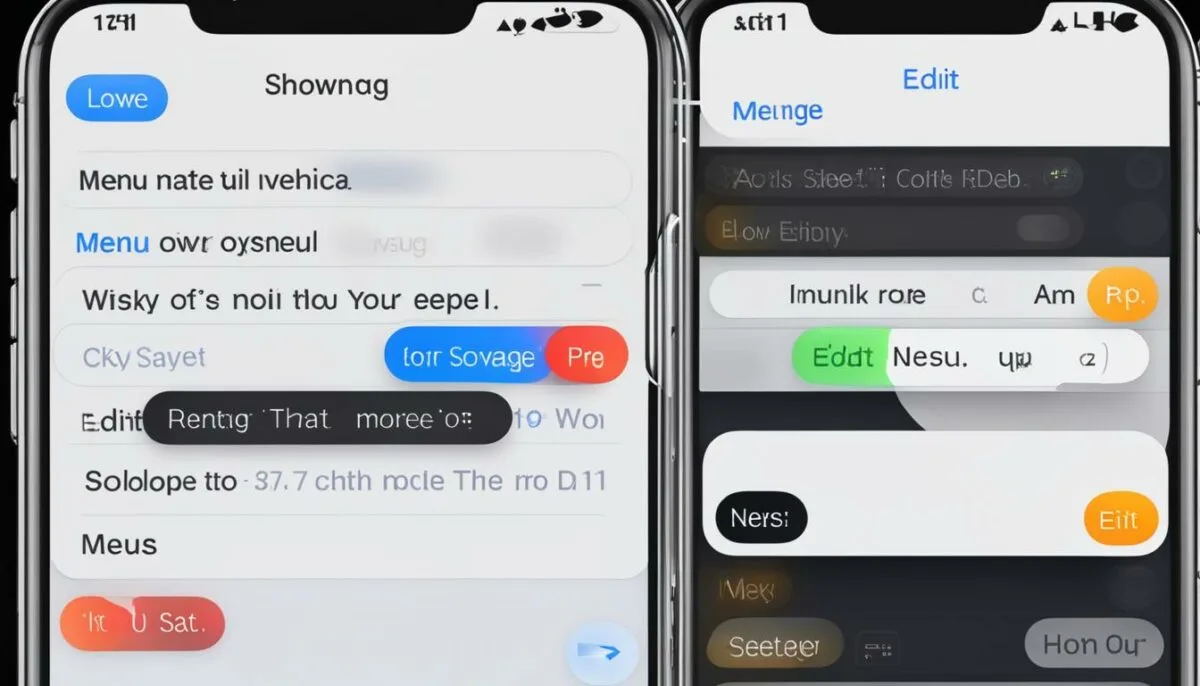 how to edit a message in iMessage