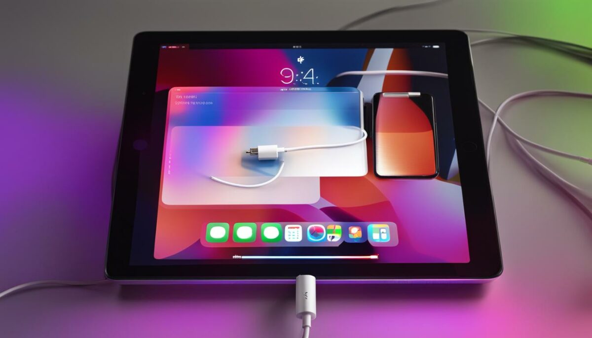 how to tell if ipad is charging when dead