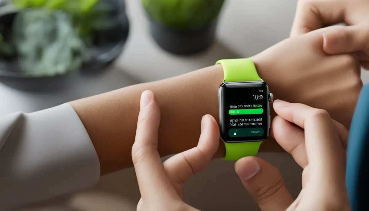 how to use green lights on apple watch