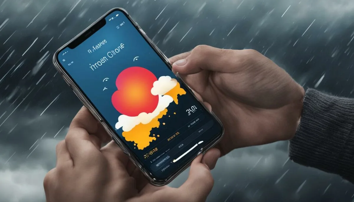 iPhone weather app problems