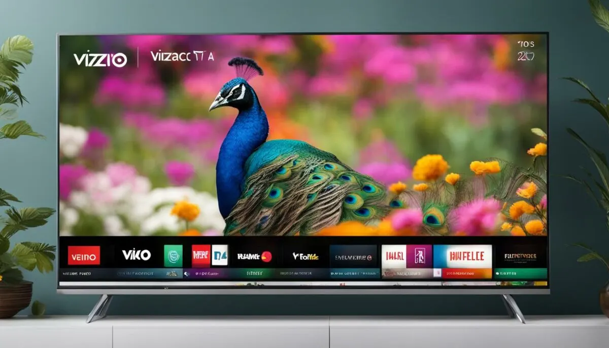 peacock app on Vizio TV
