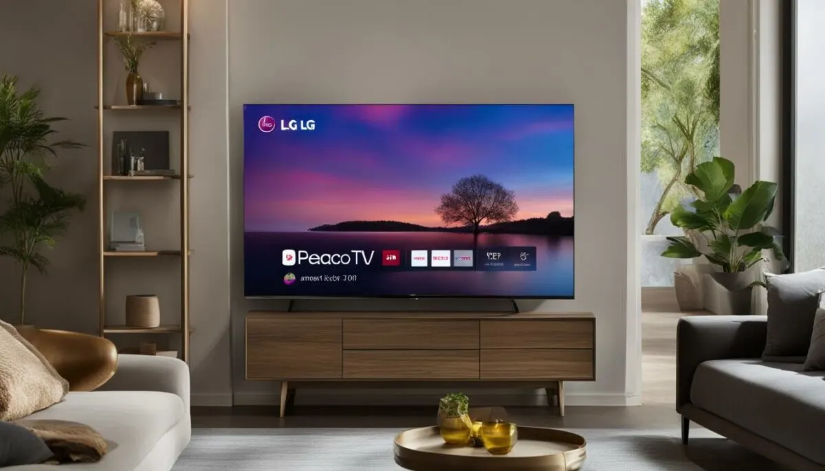 peacock subscription on lg smart tv