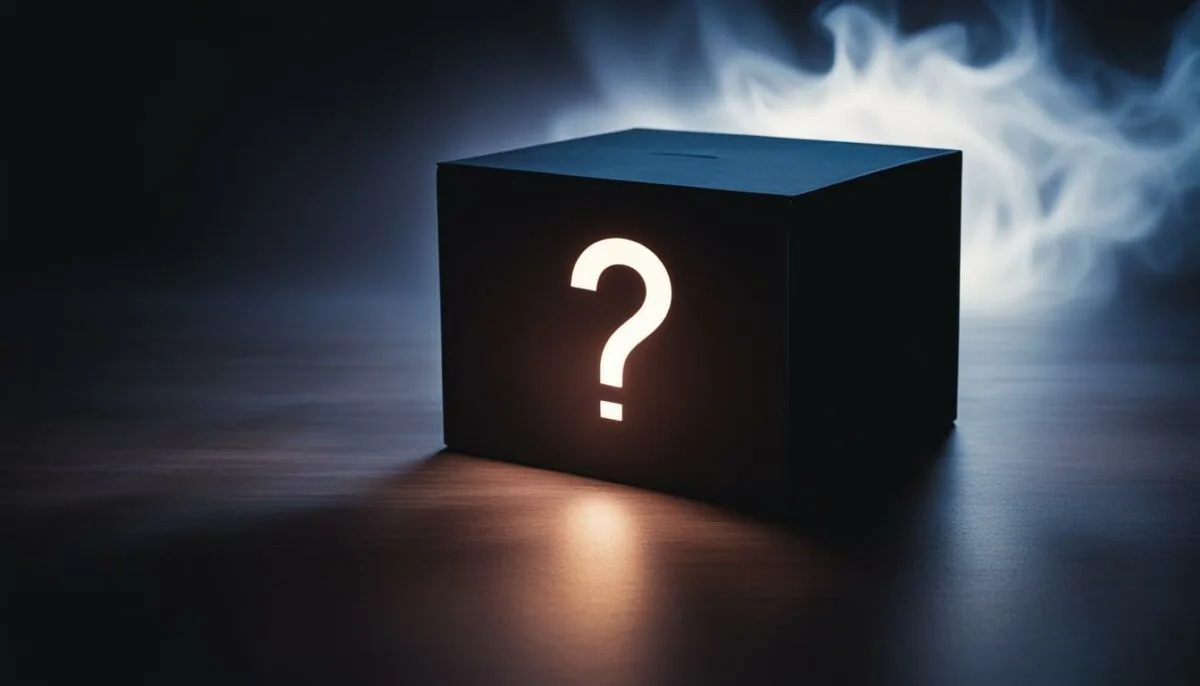question mark symbol in a box