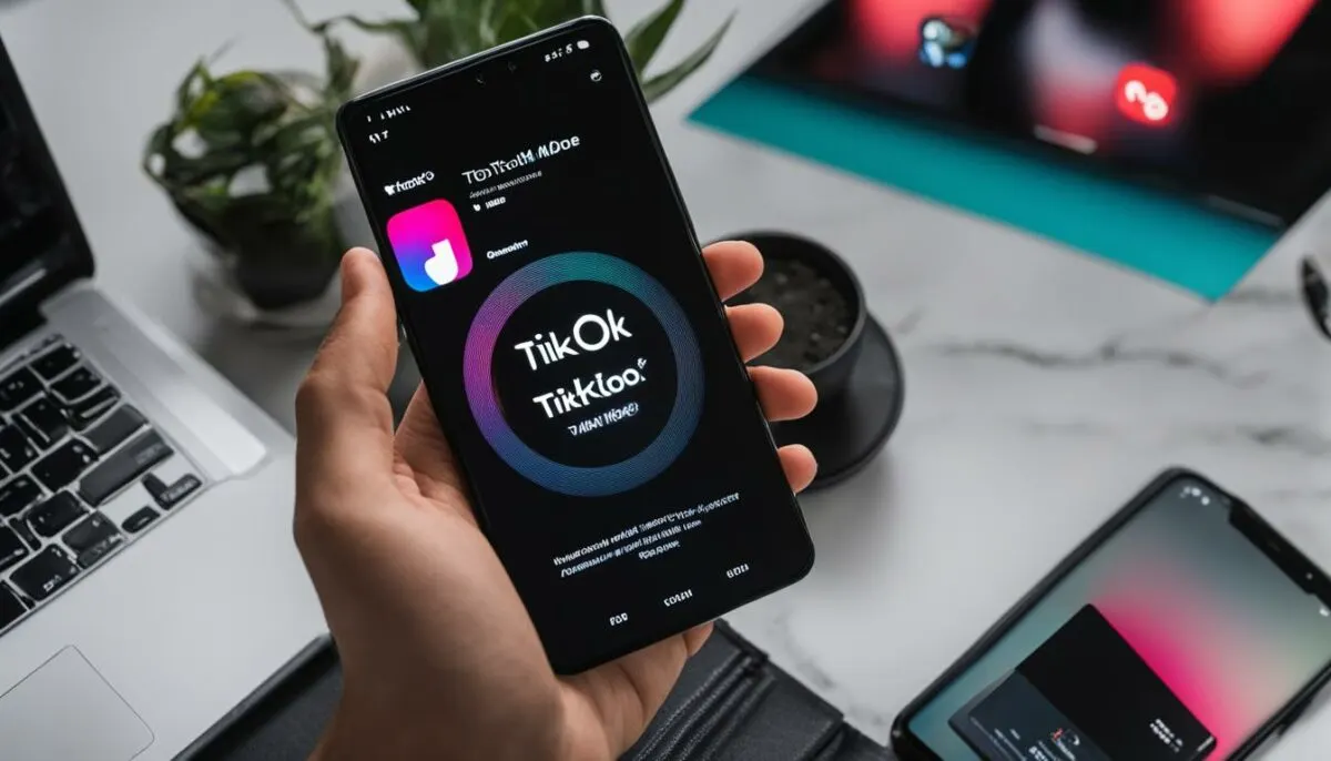 troubleshooting dark mode issues on tiktok android