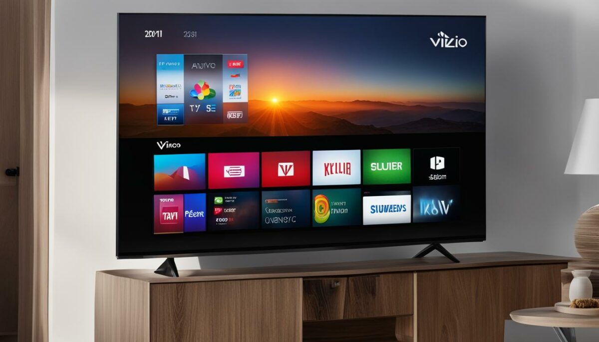 vizio smart tv spectrum app setup
