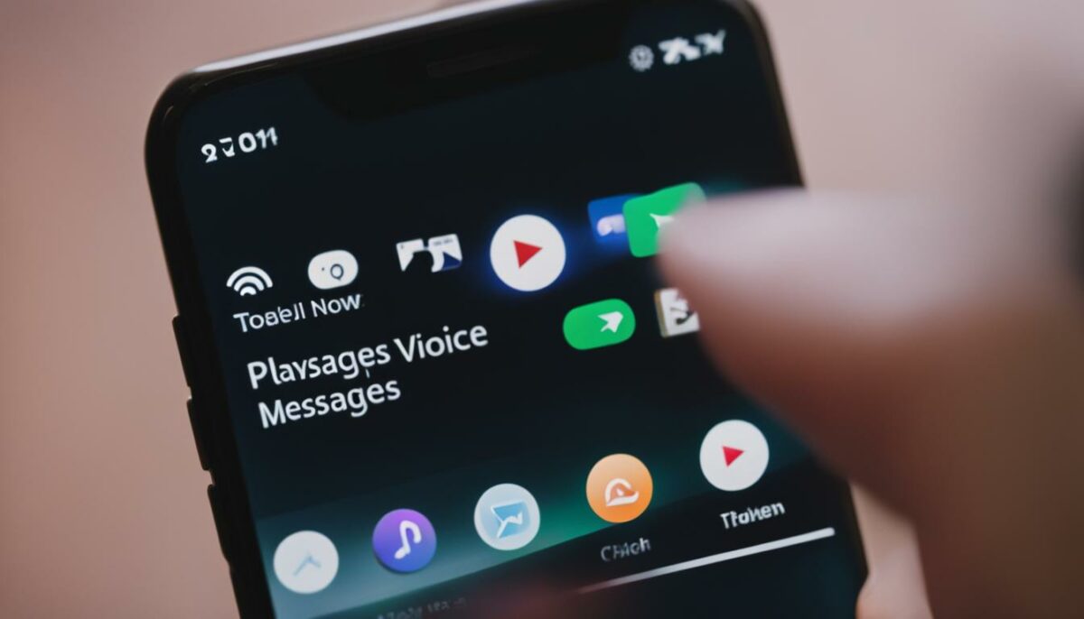 Accessing Saved Voice Messages in the Messages App