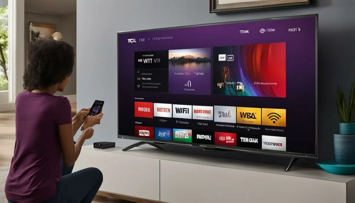 Connecting to Wi-Fi on a TCL Roku TV