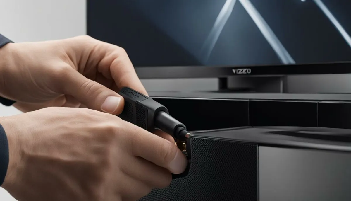cable connection for vizio smart tv