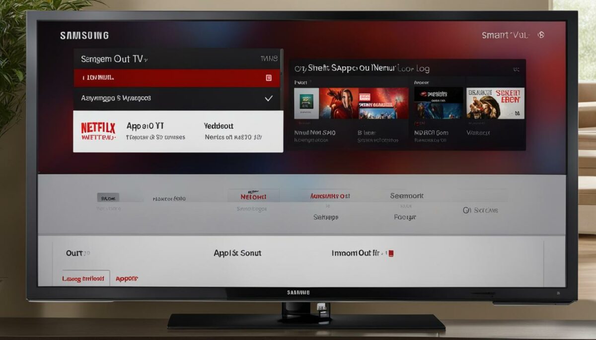 how to sign out of Netflix on Samsung Smart TV