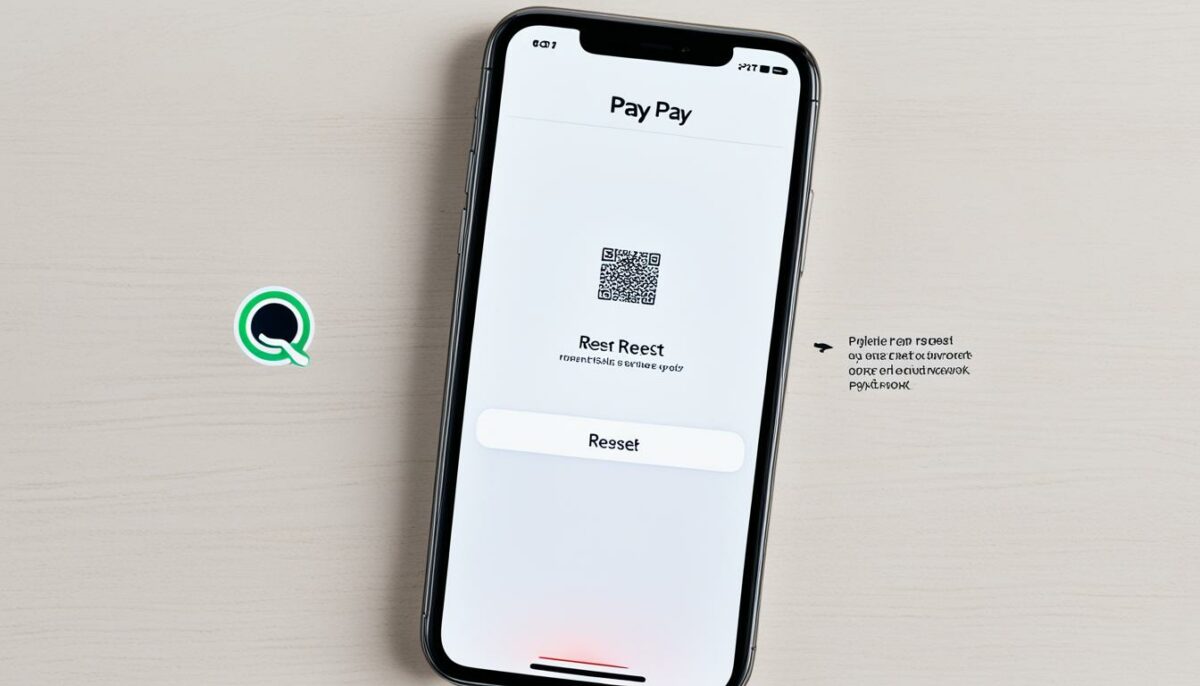 reset network settings for apple pay
