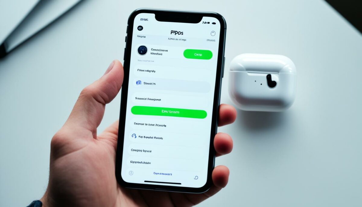 AirPods Bluetooth settings