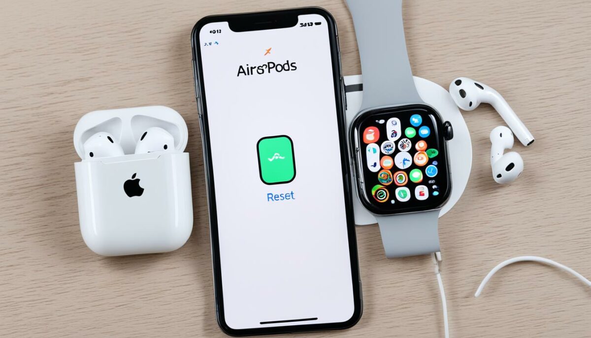 Reset AirPods on iPhone or iPad