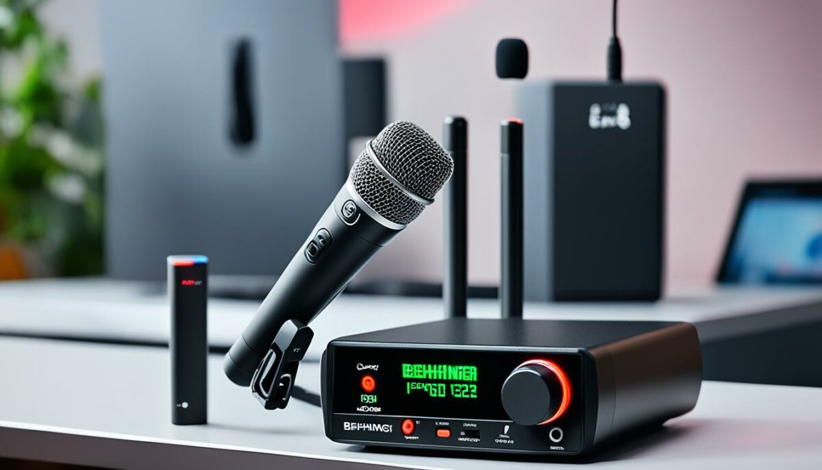Behringer ULM302MIC wireless microphone on a budget